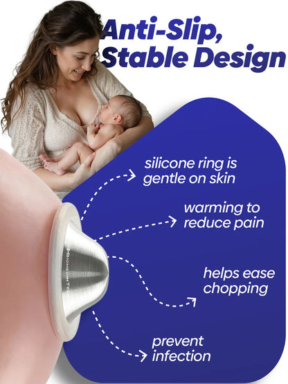 Nature's Nest Silver Nursing cups